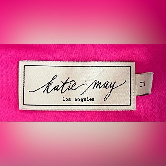 Katie May Next Round Plunge Neck Long Sleeve Mini Crepe Dress. - Picture 10 of 10